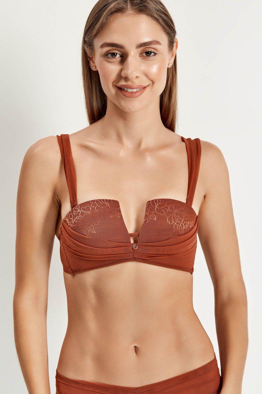 Бюстгальтер push-up Anabel Arto (75689) 70B brown-nose кольору
Бюстгальтер push-up Anabel Arto (75689) 70B brown-nose кольору