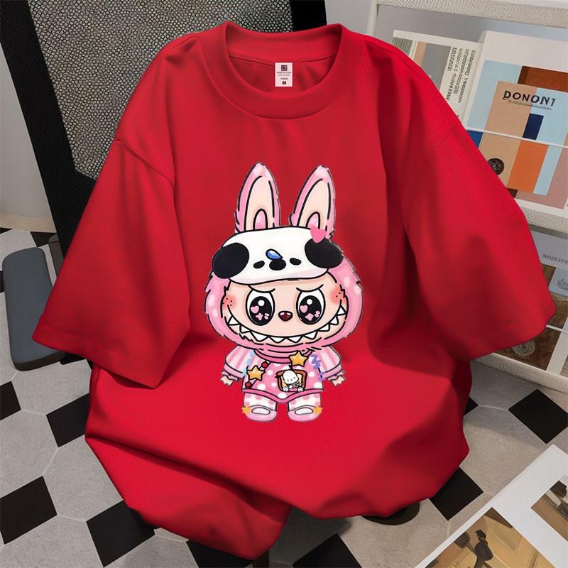 Popular LABUBU Korean Style Short Sleeved T-shirt for Women s Summer Fashion Versatile Top for Women s Clothing M
Popular LABUBU Korean Style Short Sleeved T-shirt for Women s Summer Fashion Versatile Top for Women s Clothing M