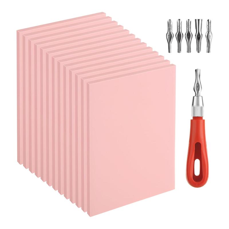 Good-14PCS Rubber Stamp Carving Kit With Linoleum Block Carving Tools For Printmaking,Stamp Making Kit Block Printing Kit
Good-14PCS Rubber Stamp Carving Kit With Linoleum Block Carving Tools For Printmaking,Stamp Making Kit Block Printing Kit