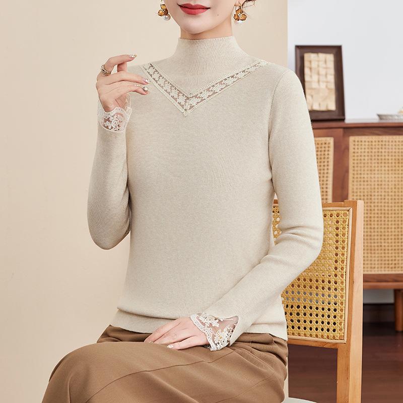 Elegant Knit Sweater for Middle-Aged Women - Autumn/Winter Solid Color Base Layer L (Recommended for under 105 lbs)
Elegant Knit Sweater for Middle-Aged Women - Autumn/Winter Solid Color Base Layer L (Recommended for under 105 lbs)
