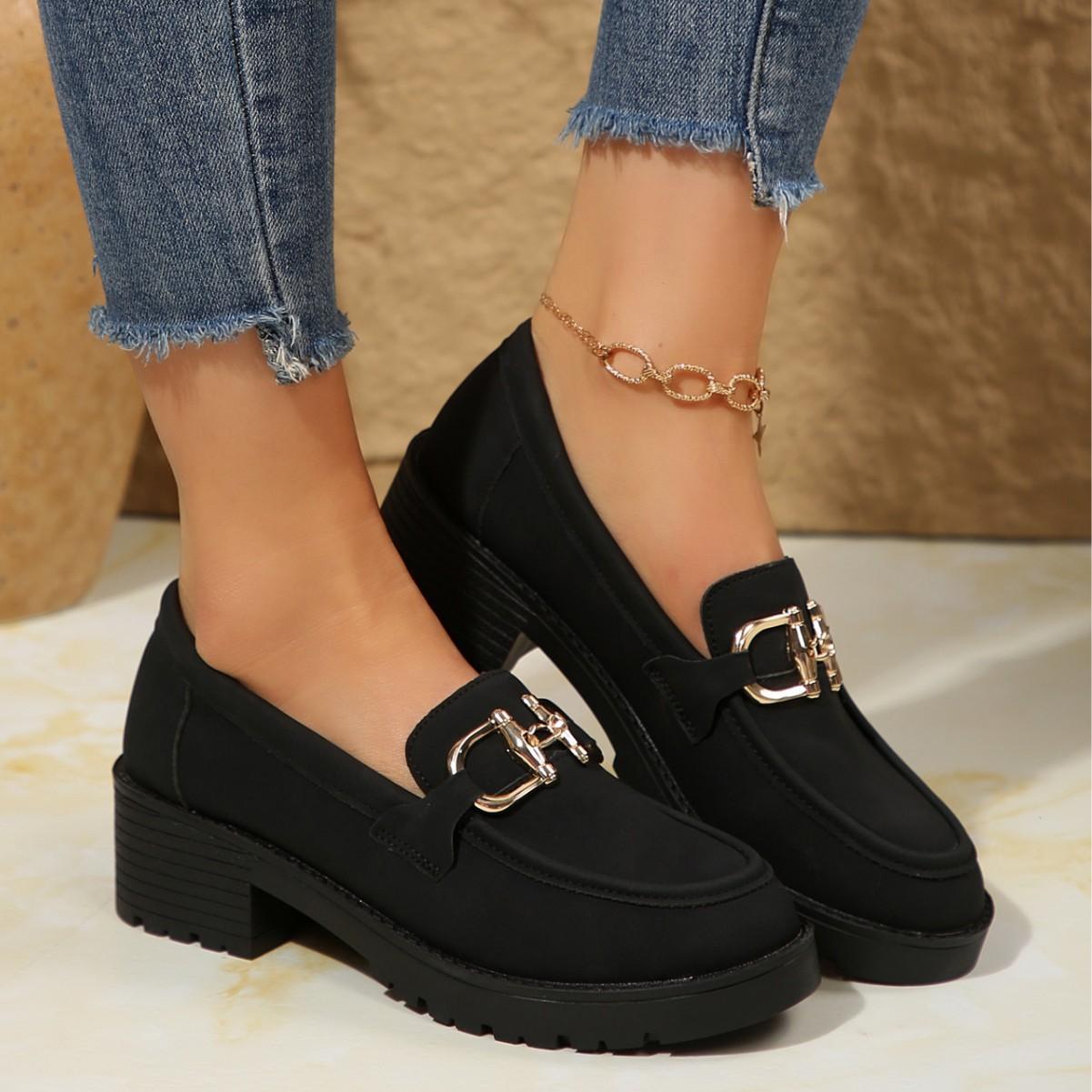 Spring new European and American style thick heel leather surface shallow mouth thick sole love small leather shoes women wish amazon 36 чёрный
Spring new European and American style thick heel leather surface shallow mouth thick sole love small leather shoes women wish amazon 36 чёрный