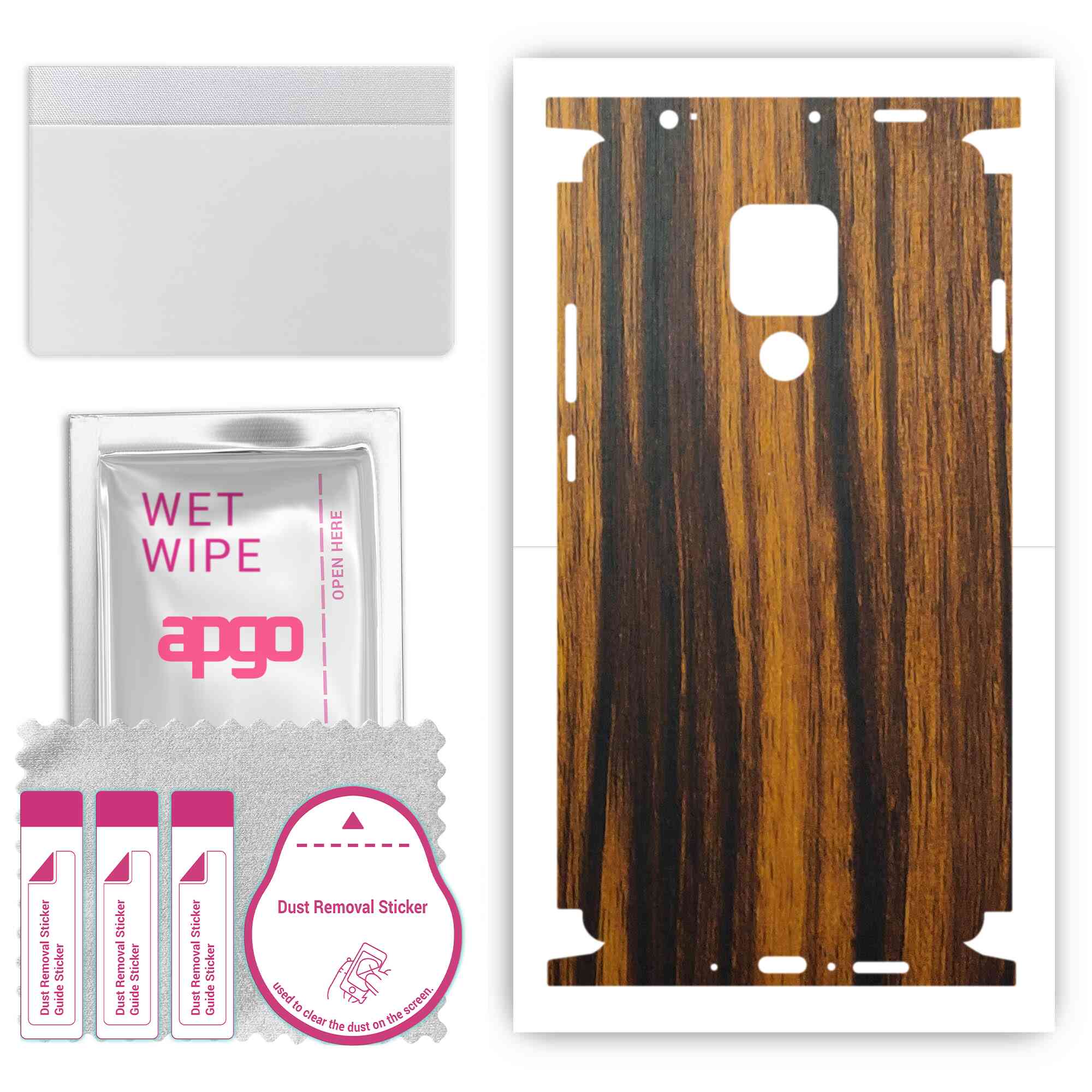 apgo Protective Skin Sticker for the back+sides compatible with Huawei Mate 20 X, Full Wrap Film, Foil, Vinyl - Pattern Tigerwood
apgo Protective Skin Sticker for the back+sides compatible with Huawei Mate 20 X, Full Wrap Film, Foil, Vinyl - Pattern Tigerwood