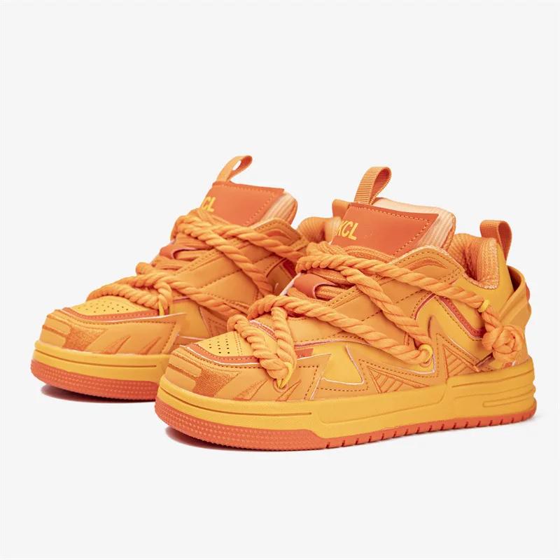 2026 Spring and Autumn Men s Thick Sole Elevated Casual Board Shoes Couple Breathable and Durable Running and Sports Shoes 44 помаранчевий
2026 Spring and Autumn Men s Thick Sole Elevated Casual Board Shoes Couple Breathable and Durable Running and Sports Shoes 44 помаранчевий