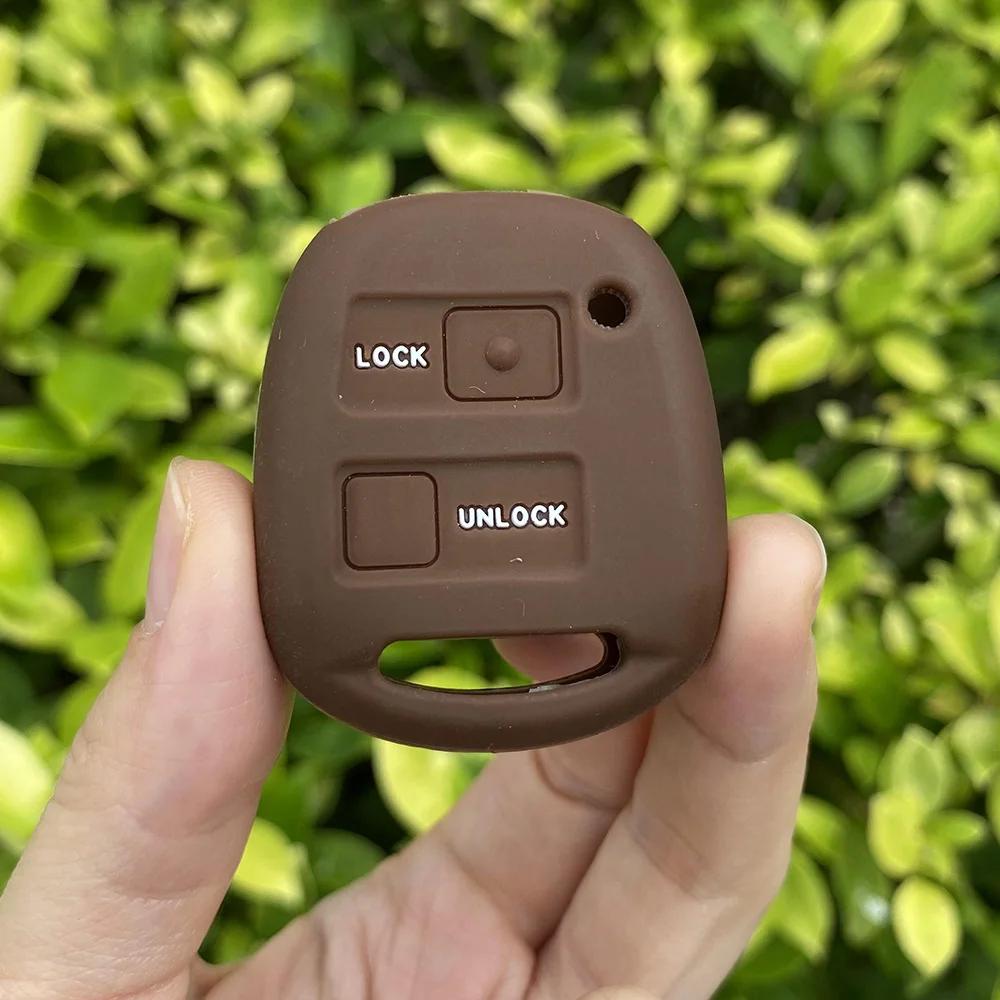 Rubber Car Key Fob Cover Silicone Protector Case Shell for TOYOTA CAMRY RAV4 Corolla PRADO YARIS Tarago for LEXUS 2 Buttons Key коричневий
Rubber Car Key Fob Cover Silicone Protector Case Shell for TOYOTA CAMRY RAV4 Corolla PRADO YARIS Tarago for LEXUS 2 Buttons Key коричневий