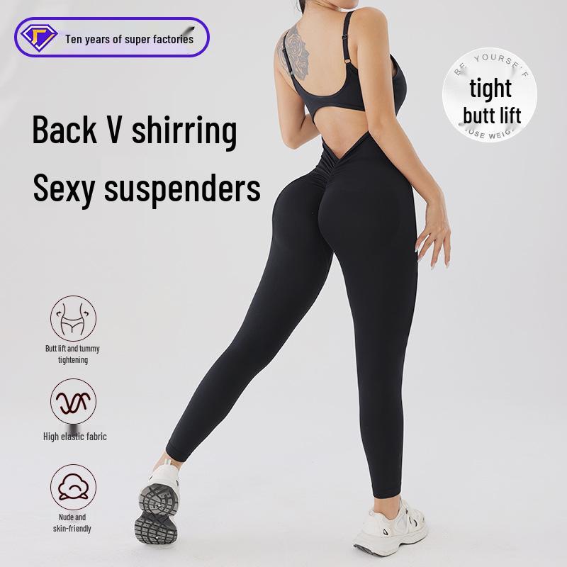 Seamless Yoga Bodysuit with Peach Hips Design - High Elasticity & Slimming Fit Small темно-синього кольору
Seamless Yoga Bodysuit with Peach Hips Design - High Elasticity & Slimming Fit Small темно-синього кольору