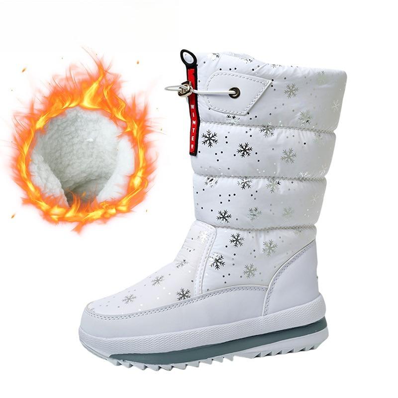 Winter Snow Boots for Women Warm Cotton Shoes for Women Thick Sole Plus Velvet High Tube Northeast Large Cotton Boots Cold-proof Shoes 37
Winter Snow Boots for Women Warm Cotton Shoes for Women Thick Sole Plus Velvet High Tube Northeast Large Cotton Boots Cold-proof Shoes 37