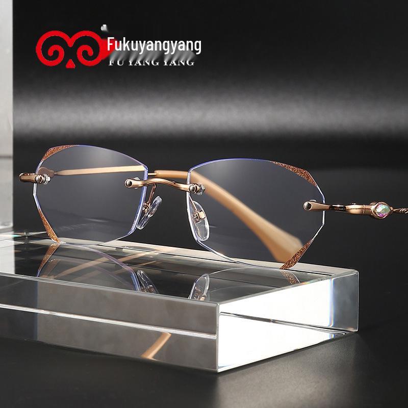 Electroplated Diamond Cut Edge Rimless Anti-Blue Light Reading Glasses for Men and Women +300
Electroplated Diamond Cut Edge Rimless Anti-Blue Light Reading Glasses for Men and Women +300
