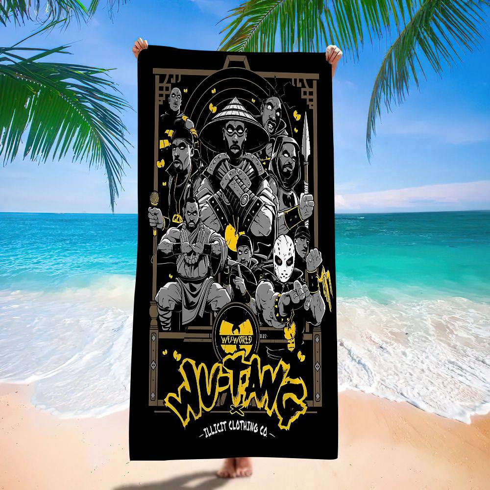 Hip Hop Group W-Wu Tang Big Microfiber Beach Towels Quick Dry Towel Sand Beach Towels Pool Towel For Travel Swim Pool Yoga W30*H60(CM)
Hip Hop Group W-Wu Tang Big Microfiber Beach Towels Quick Dry Towel Sand Beach Towels Pool Towel For Travel Swim Pool Yoga W30*H60(CM)