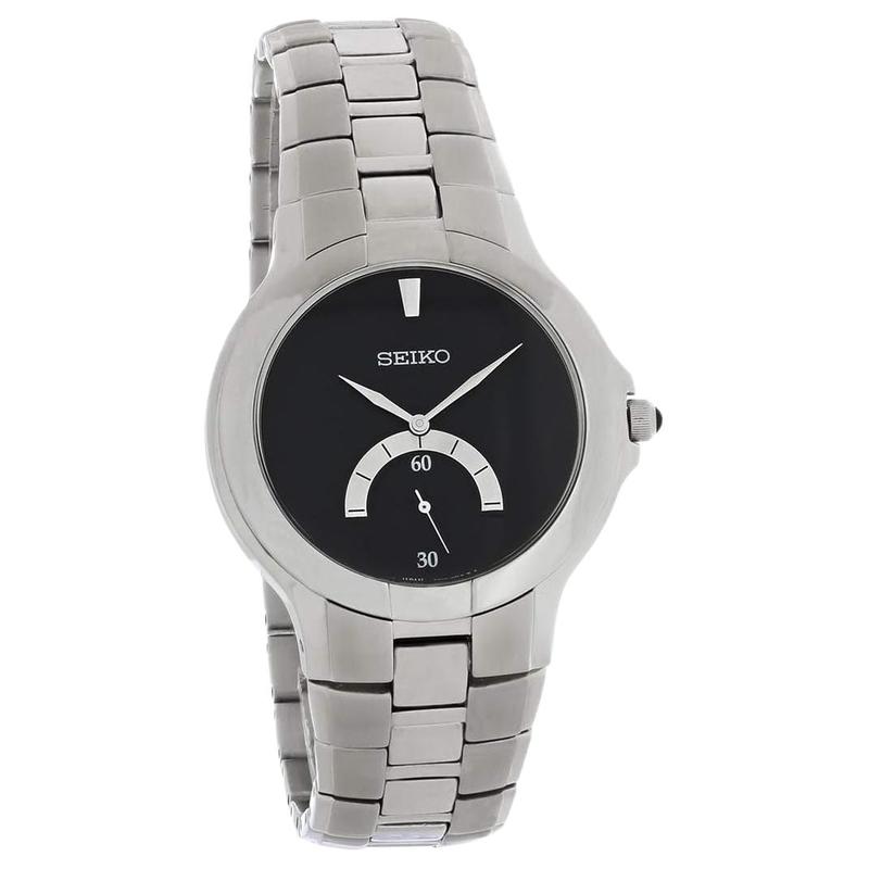 SEIKO 100 meters waterproof Quartz Steel Strap 38.5mm men s watch black dial SRK017
SEIKO 100 meters waterproof Quartz Steel Strap 38.5mm men s watch black dial SRK017