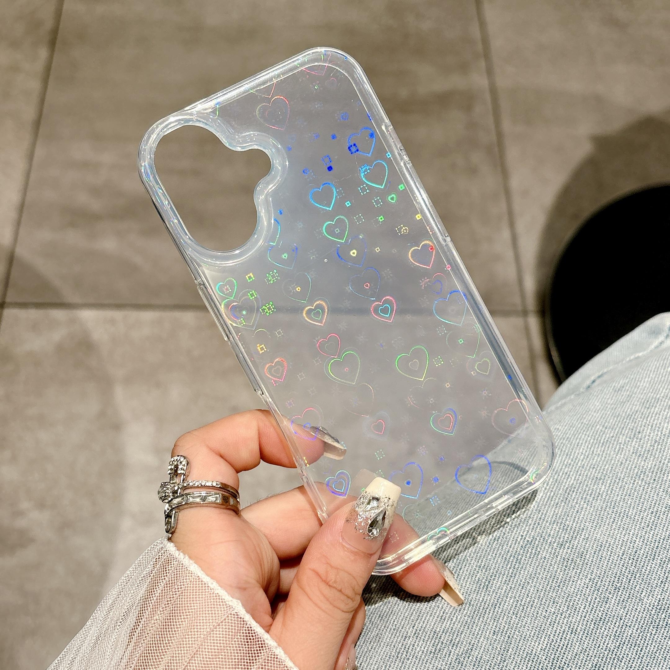 Luxury Gradient Laser Love Heart Leaf Pattern Case For iPhone 16 15 14 13 11 12 Pro Max XS XR 7 8 Plus SE Clear Cover With Heart For iPhone XS Max чистий
Luxury Gradient Laser Love Heart Leaf Pattern Case For iPhone 16 15 14 13 11 12 Pro Max XS XR 7 8 Plus SE Clear Cover With Heart For iPhone XS Max чистий