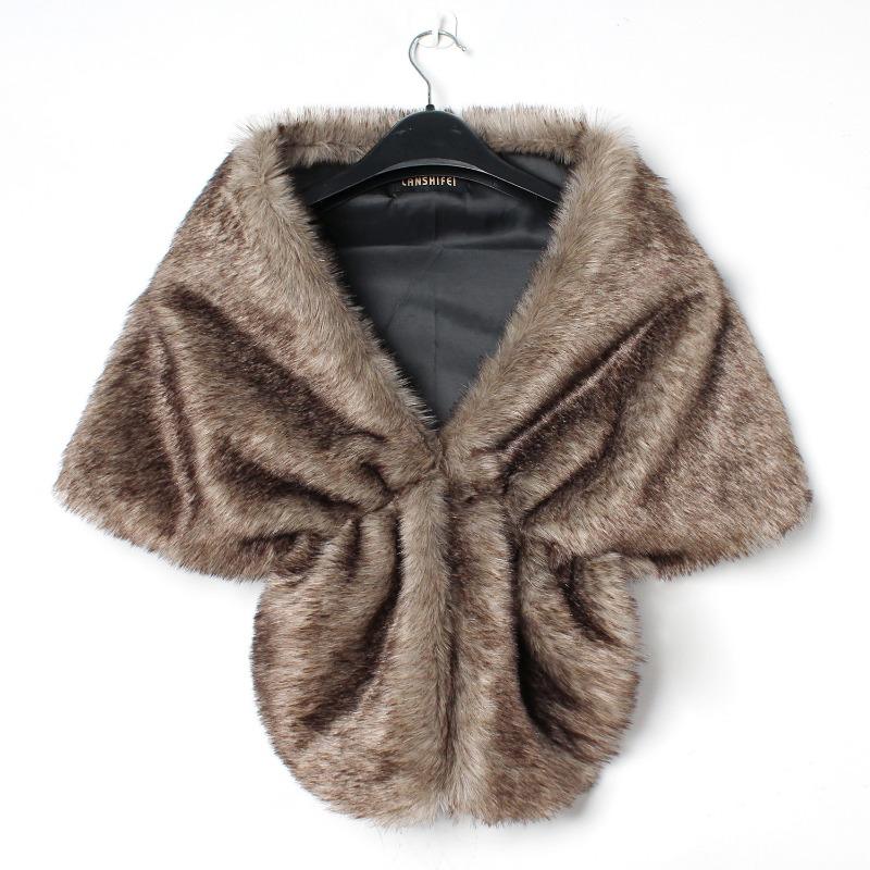 Winter Women s Shaggy Faux Fur Warm Elegant Grey Shawl Wrap OneSize коричневий
Winter Women s Shaggy Faux Fur Warm Elegant Grey Shawl Wrap OneSize коричневий