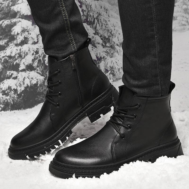 Martin boots men s high-top men s shoes high-top autumn and winter trendy leather shoes velvet thermal tooling boots men 37
Martin boots men s high-top men s shoes high-top autumn and winter trendy leather shoes velvet thermal tooling boots men 37