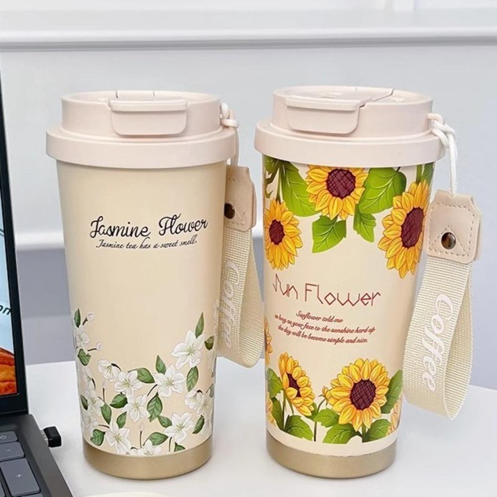 Stainless Steel Vacuum Flask 500ml Capacity Coffee Insulated Cup Double Wall Travel Mug Picnic Style 3
Stainless Steel Vacuum Flask 500ml Capacity Coffee Insulated Cup Double Wall Travel Mug Picnic Style 3