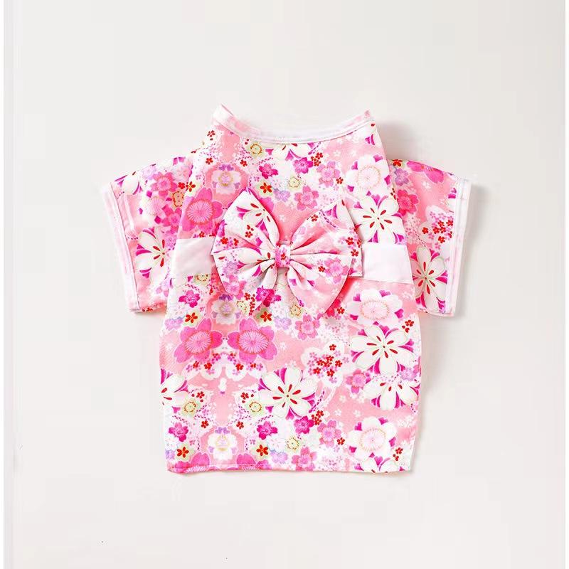 New Japanese kimono style pet clothes dog cat universal crane Internet celebrity autumn and winter Shiba Inu small dog XL рожевий
New Japanese kimono style pet clothes dog cat universal crane Internet celebrity autumn and winter Shiba Inu small dog XL рожевий