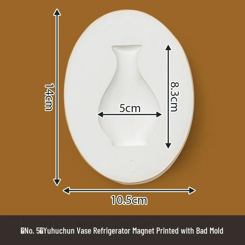 Handmade Ceramic Mold for Refrigerator Magnet Vase & Teapot Ornaments
Handmade Ceramic Mold for Refrigerator Magnet Vase & Teapot Ornaments