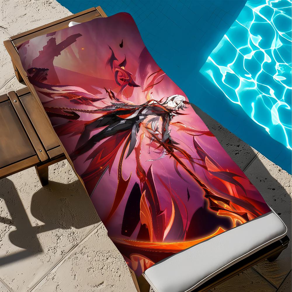 Towel Beach Bath Impact Quick-Drying Genshin Arlecchino Lightweight Portable Sauna Camping Swim Pool Travel W40*H60(CM)
Towel Beach Bath Impact Quick-Drying Genshin Arlecchino Lightweight Portable Sauna Camping Swim Pool Travel W40*H60(CM)
