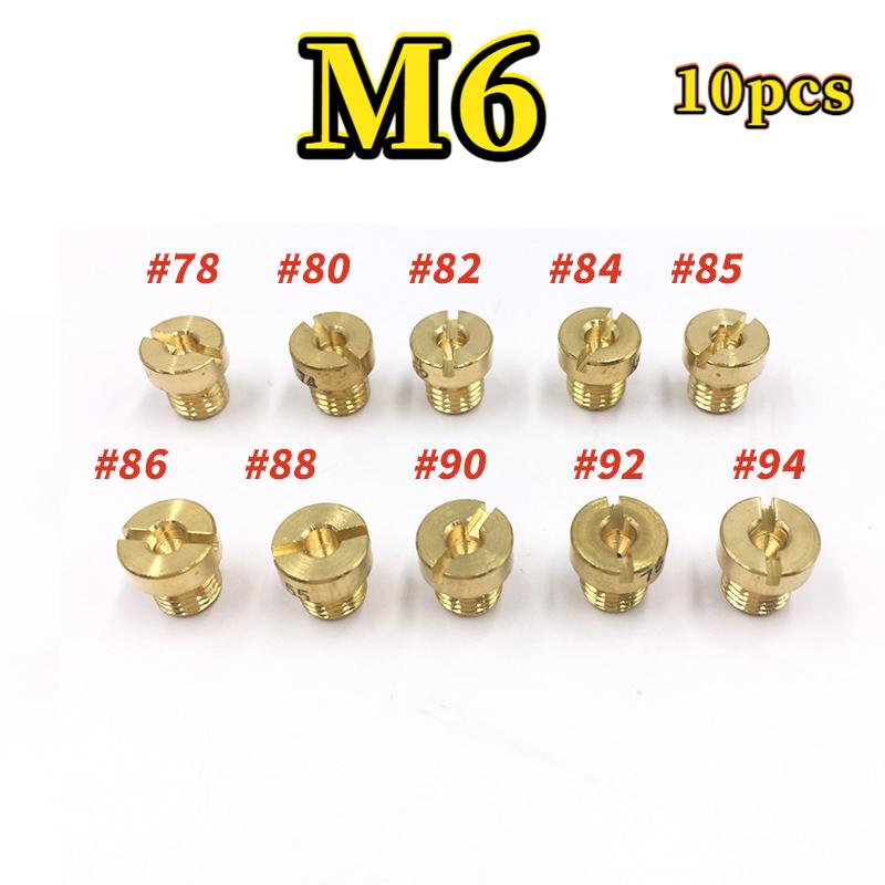 Motorcycle Carburetor M6 Main Jets Dellorto 6413 M6x0.75mm #55-#130 For PHBH PHBL PHBE 78-94
Motorcycle Carburetor M6 Main Jets Dellorto 6413 M6x0.75mm #55-#130 For PHBH PHBL PHBE 78-94