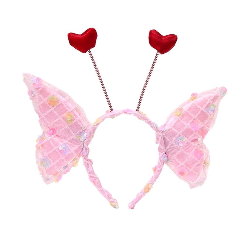 Stylish Butterfly Hairband with Love Heart Design Great For Fashionable Women of Various Occasion Festival Headpiece рожевий
Stylish Butterfly Hairband with Love Heart Design Great For Fashionable Women of Various Occasion Festival Headpiece рожевий