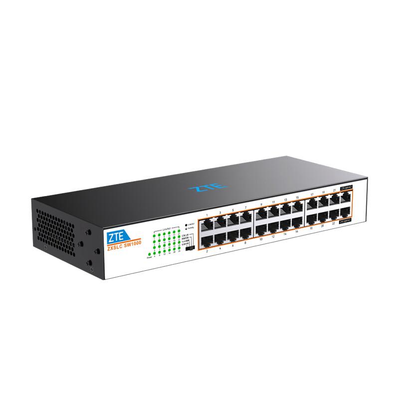 ZTE ZXSLC SW1000 24-Port Gigabit Unmanaged Switch
ZTE ZXSLC SW1000 24-Port Gigabit Unmanaged Switch