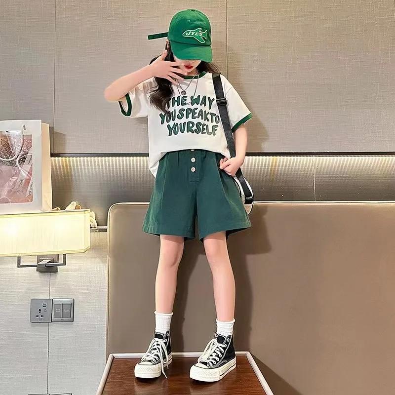 Детская одежда items Летний спортивный костюм Color Block Футболка с буквой + Штаны-шорты Корейский стиль Комплект из двух предметов 120 зелёный
Детская одежда items Летний спортивный костюм Color Block Футболка с буквой + Штаны-шорты Корейский стиль Комплект из двух предметов 120 зелёный