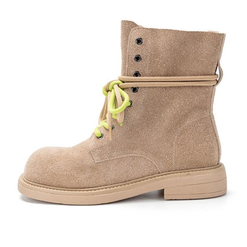 Fashion Fashion Round Toe Lace Up Design Ankle Boots Women High Quality Faux Suede Boots Cozy Non-slip Platform Boots Zapatos De Mujer 40 бежевый
Fashion Fashion Round Toe Lace Up Design Ankle Boots Women High Quality Faux Suede Boots Cozy Non-slip Platform Boots Zapatos De Mujer 40 бежевый