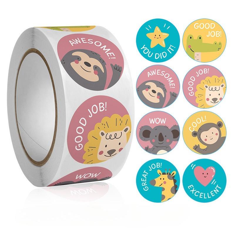 500pcs/1Roll Cute animal stickers, wholesale stickers, non drying stickers, handmade decorative stickers,gift packaging stickers
500pcs/1Roll Cute animal stickers, wholesale stickers, non drying stickers, handmade decorative stickers,gift packaging stickers