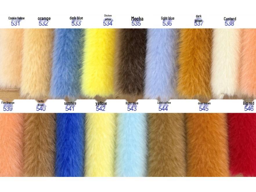 In-Stock European Mink Velvet Semi-Gloss High-Low Pile Fabric for Plush Toys and Shoes
In-Stock European Mink Velvet Semi-Gloss High-Low Pile Fabric for Plush Toys and Shoes