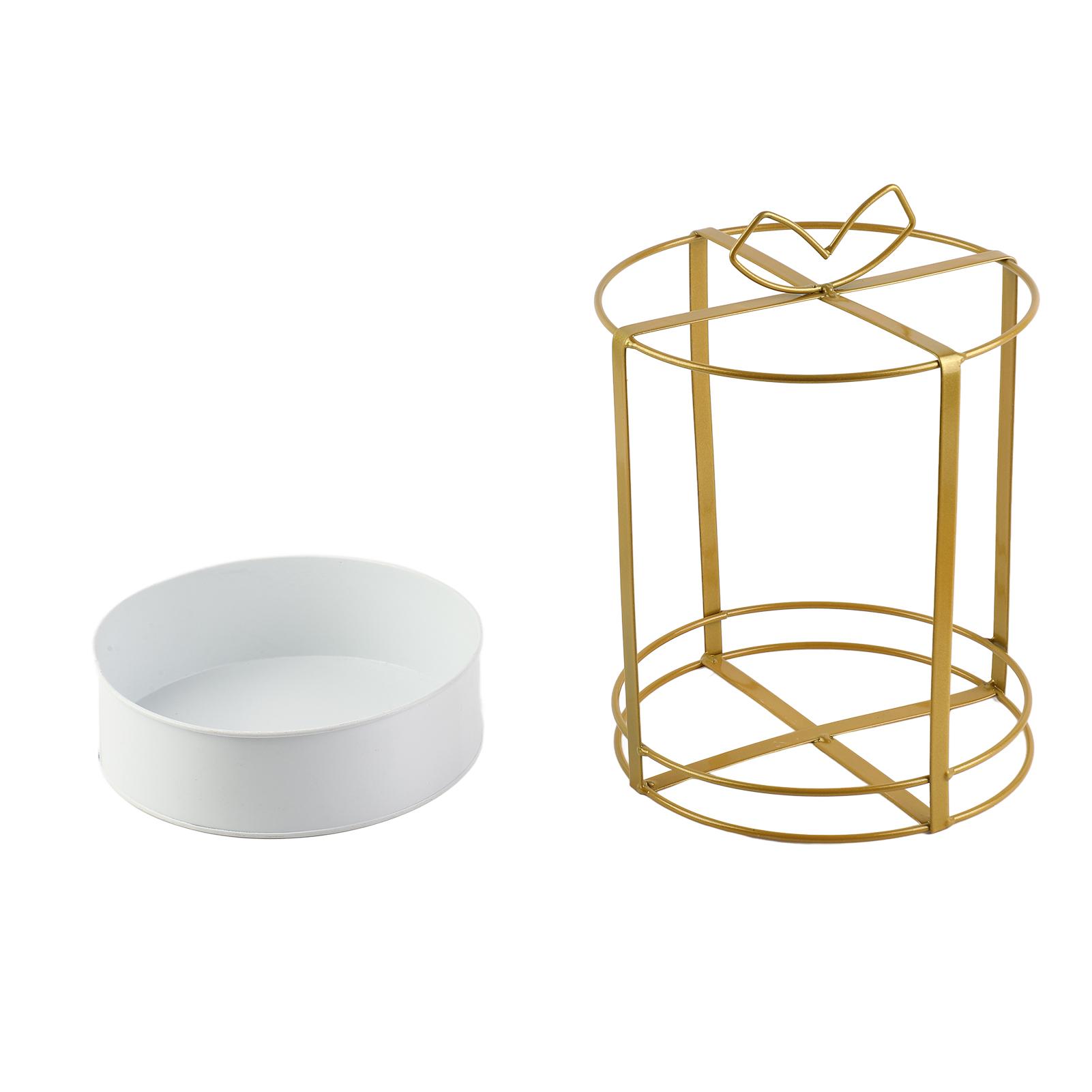 Metal Flower Basket Gold Portable Handheld Iron Flower Arrangement Basket for Wedding Room
Metal Flower Basket Gold Portable Handheld Iron Flower Arrangement Basket for Wedding Room