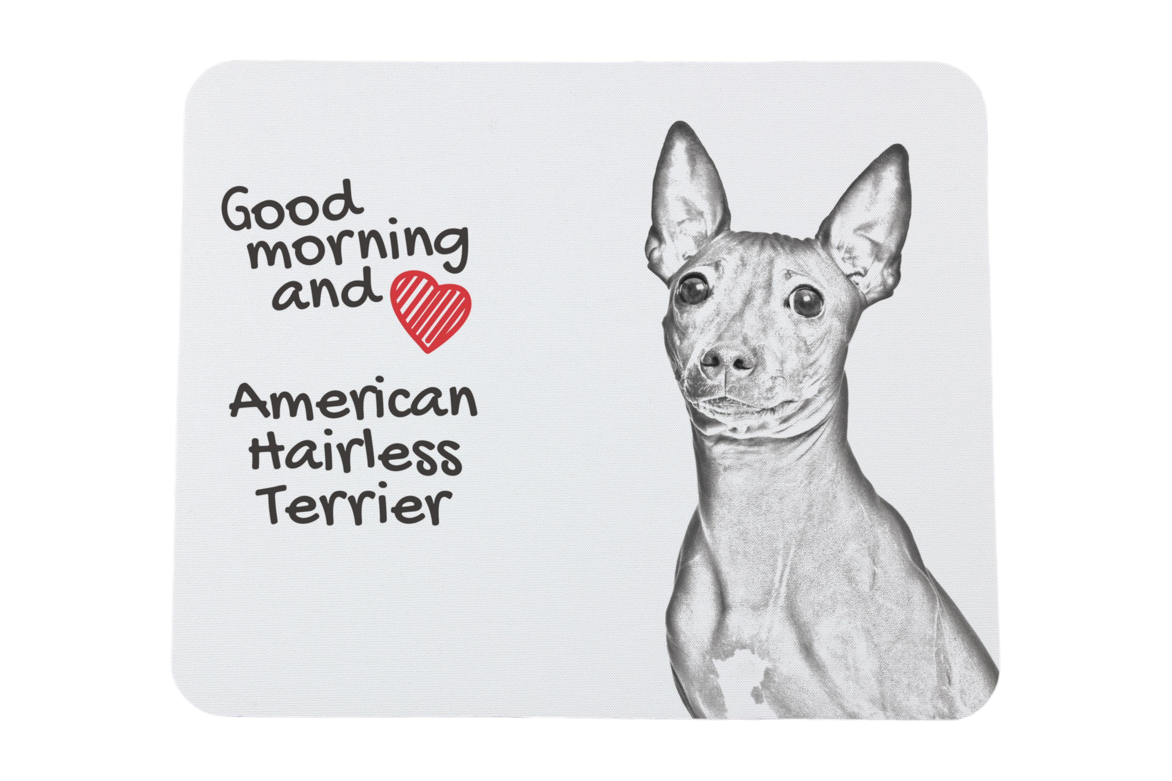 American Hairless Terrier - mouse pad with print, personalized dog-themed mouse pad, unique gadget for an office worker by Art-Dog brand білий
American Hairless Terrier - mouse pad with print, personalized dog-themed mouse pad, unique gadget for an office worker by Art-Dog brand білий