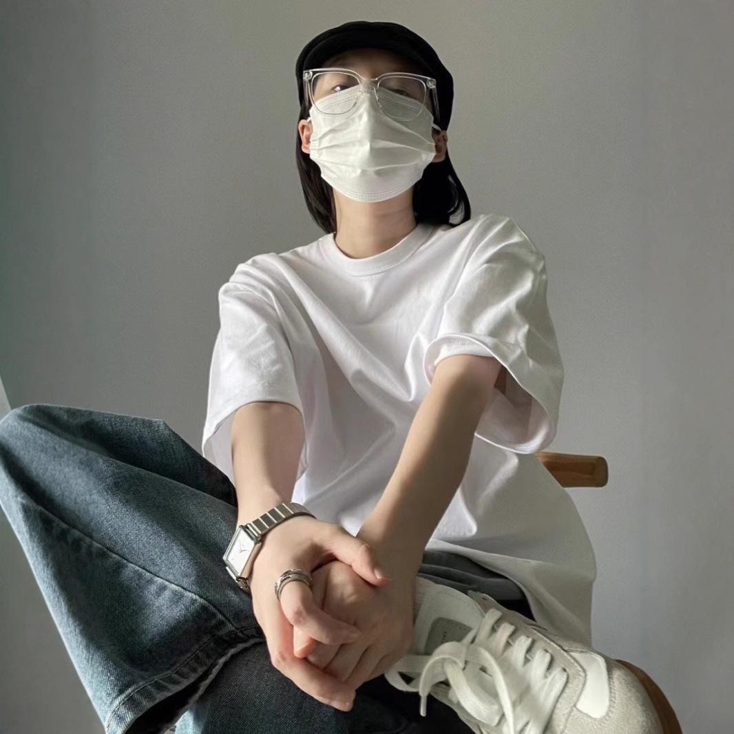 230g Pure Cotton Unisex Retro White Short-Sleeve T-Shirt - Summer Basics, Solid Color L (50-60 kg)
230g Pure Cotton Unisex Retro White Short-Sleeve T-Shirt - Summer Basics, Solid Color L (50-60 kg)