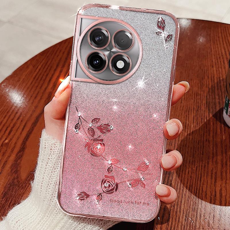 KADEM For OnePlus 11R 5G/Ace 2 5G Gradient TPU Slim Cover Rhinestone Flower Glitter Cell Phone Case Rose Gold
KADEM For OnePlus 11R 5G/Ace 2 5G Gradient TPU Slim Cover Rhinestone Flower Glitter Cell Phone Case Rose Gold