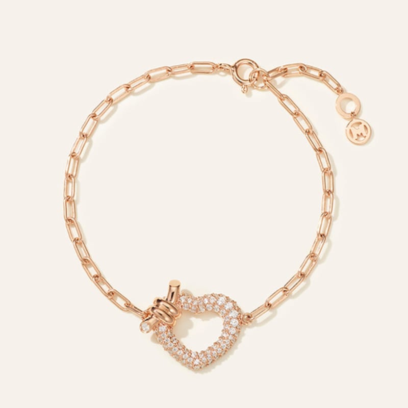 METROCITY JEWELRY Cuore Sterling Silver Rose Bracelet A231SB2001RPA 18cm
METROCITY JEWELRY Cuore Sterling Silver Rose Bracelet A231SB2001RPA 18cm