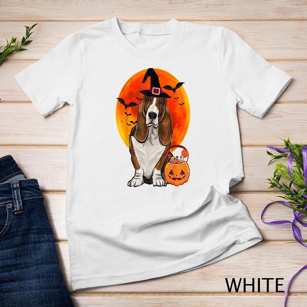 Dog Halloween Basset Hound Jack O Lantern Pumpkin Unisex T-shirt 4XL
Dog Halloween Basset Hound Jack O Lantern Pumpkin Unisex T-shirt 4XL