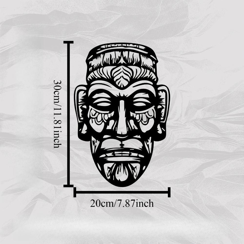 Tribal Mask Metal Wall Art Sculpture Mural Rust Resistant for Outdoor Garden Fence Indoor Living Room Halloween Day of Dead Gift S/30cm/12inch
Tribal Mask Metal Wall Art Sculpture Mural Rust Resistant for Outdoor Garden Fence Indoor Living Room Halloween Day of Dead Gift S/30cm/12inch