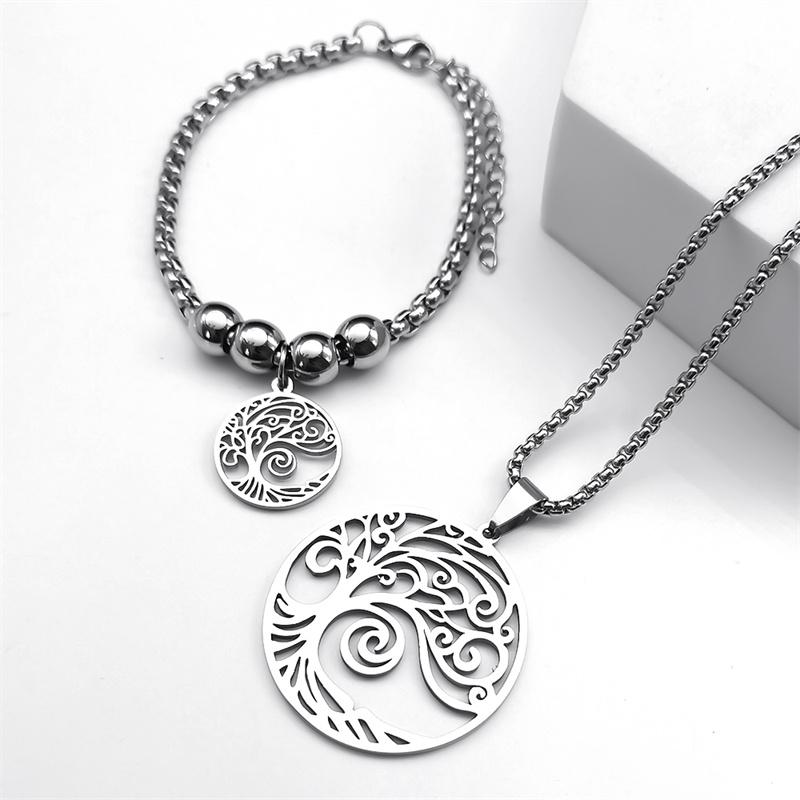 Древо Жизни Набор из нержавеющей стали с цирконом для женщин и мужчин, медного цвета, полые серьги-кольца с растительным мотивом, ожерелье, браслет, подарки с цирконом
Древо Жизни Набор из нержавеющей стали с цирконом для женщин и мужчин, медного цвета, полые серьги-кольца с растительным мотивом, ожерелье, браслет, подарки с цирконом