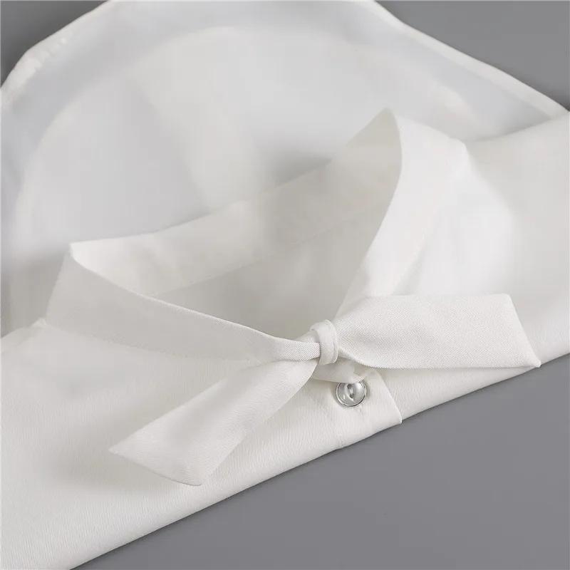 Милая полурубашка с ложным воротником, женская стойка с бантами, шейный платок, съемный воротник, женские съемные искусственные воротнички, аксессуары для одежды
Милая полурубашка с ложным воротником, женская стойка с бантами, шейный платок, съемный воротник, женские съемные искусственные воротнички, аксессуары для одежды