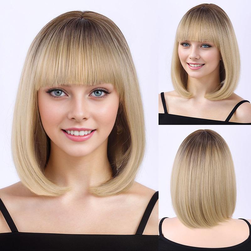 Short Mixed Wigs for Women Synthetic Cosplay Wig with Bangs Straight Hairstyles Anime Costume Party Halloween Cosplay Wig
Short Mixed Wigs for Women Synthetic Cosplay Wig with Bangs Straight Hairstyles Anime Costume Party Halloween Cosplay Wig