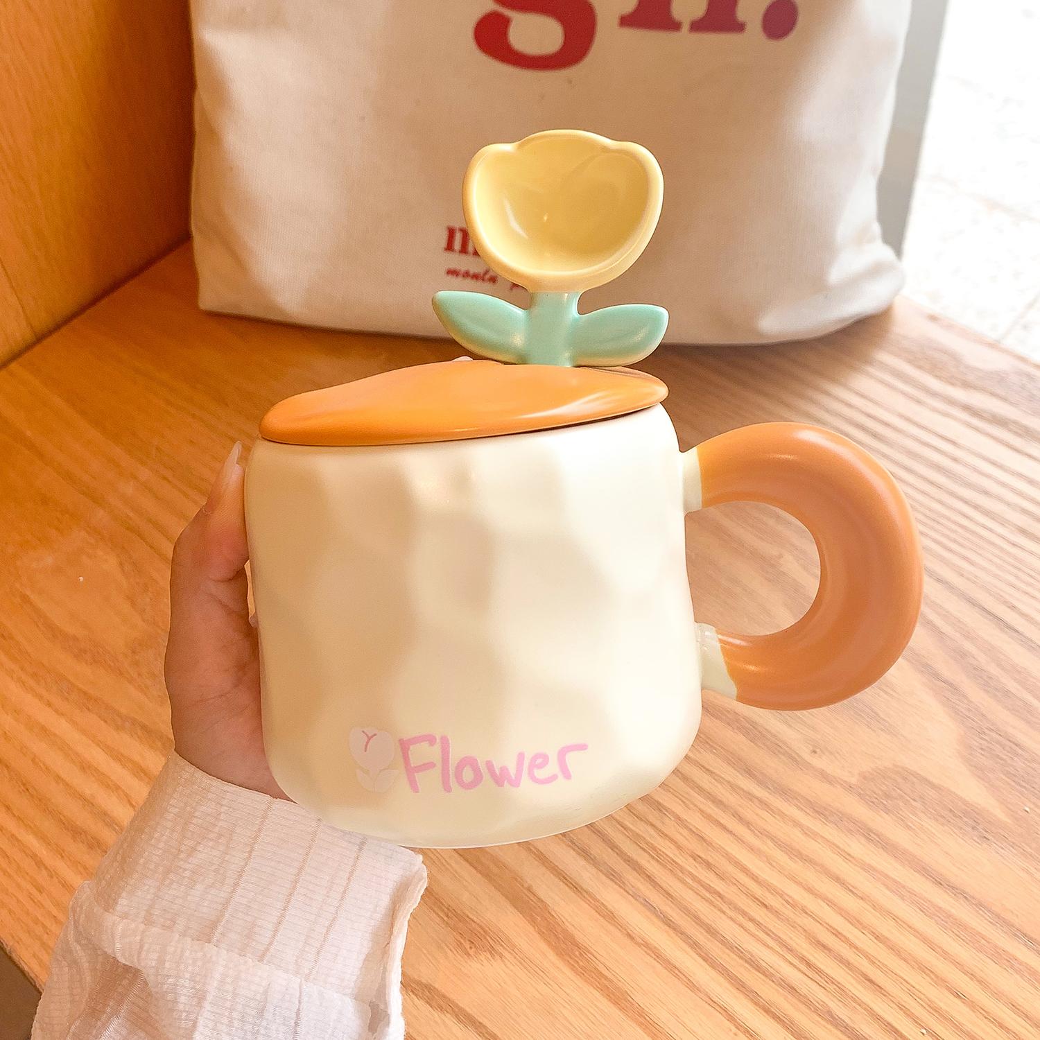 Gift Box Household Ceramic Cup Sets 400ml High Aesthetic Print Handle Tea Mugs with Scoop and Lid Creative Office Coffee Cup 301-400ml
Gift Box Household Ceramic Cup Sets 400ml High Aesthetic Print Handle Tea Mugs with Scoop and Lid Creative Office Coffee Cup 301-400ml