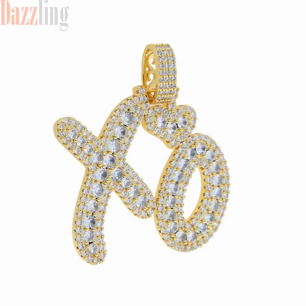 European-American Zirconia XO Heart Pendant Necklace - Trendy Men s Hip Hop Jewelry
European-American Zirconia XO Heart Pendant Necklace - Trendy Men s Hip Hop Jewelry