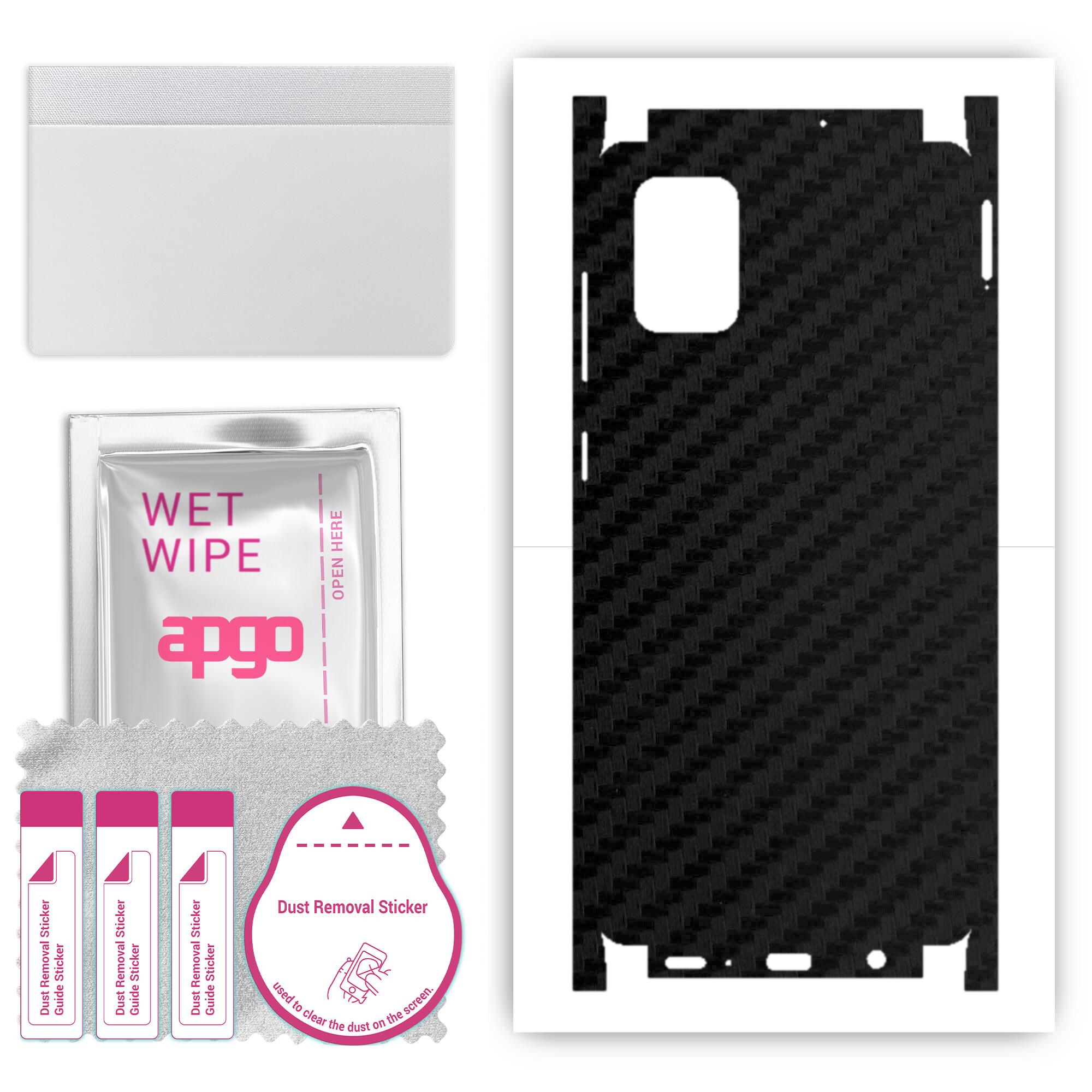 Apgo Protective Skin Sticker for the back+sides compatible with Samsung Galaxy A71, Full Wrap Film, Foil, Vinyl - Pattern Carbon Black
Apgo Protective Skin Sticker for the back+sides compatible with Samsung Galaxy A71, Full Wrap Film, Foil, Vinyl - Pattern Carbon Black