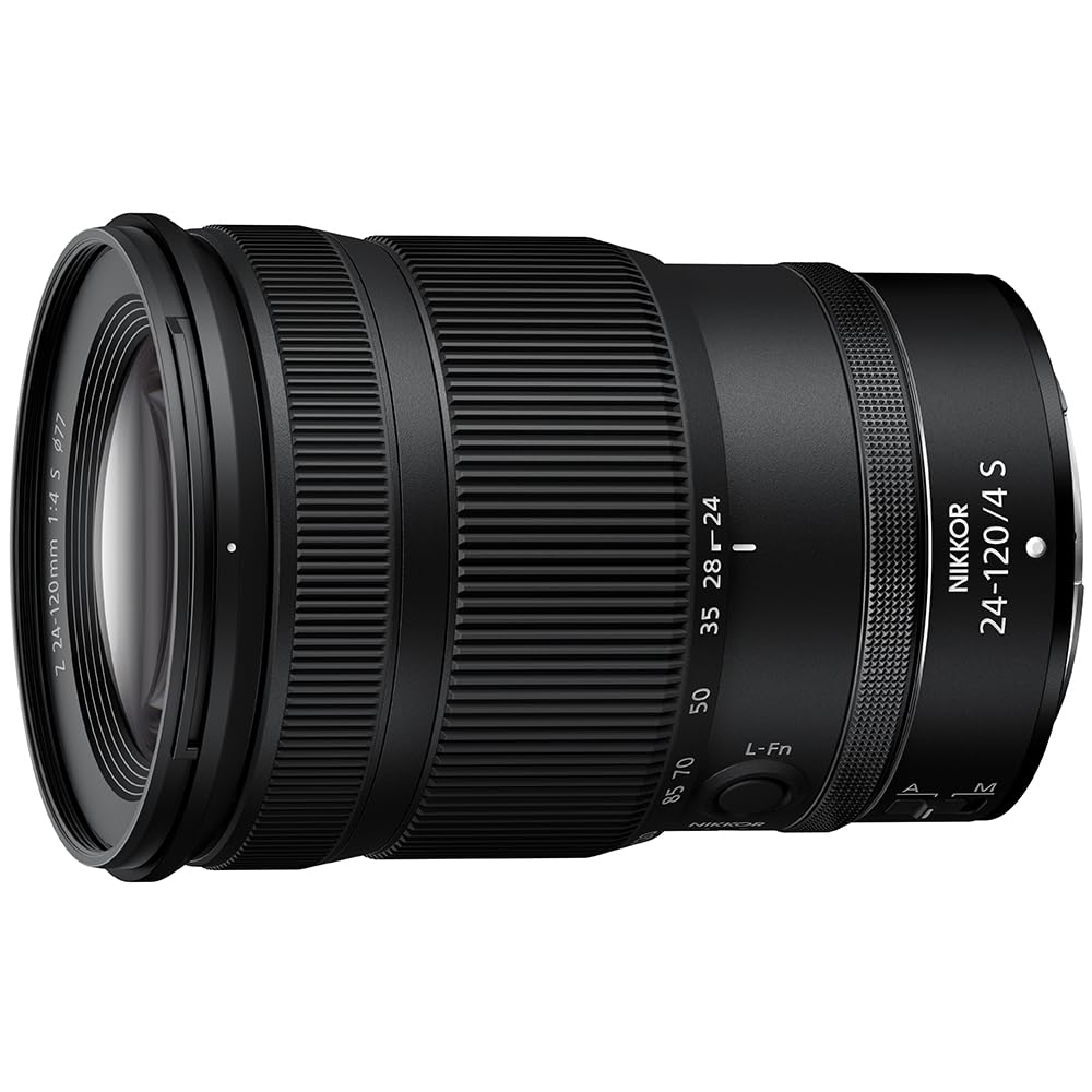 Nikon Standard Zoom Lens NIKKOR Z 24-120mm f/4 S Z-Mount Full Frame S-Line Black Lens
Nikon Standard Zoom Lens NIKKOR Z 24-120mm f/4 S Z-Mount Full Frame S-Line Black Lens