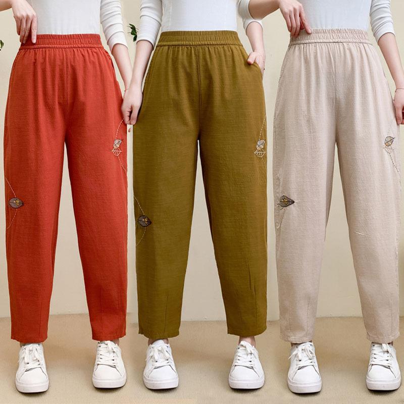 Брюки женские летние свободные повседневные женские брюки больших размеров из хлопка и мохарена
Брюки женские летние свободные повседневные женские брюки больших размеров из хлопка и мохарена