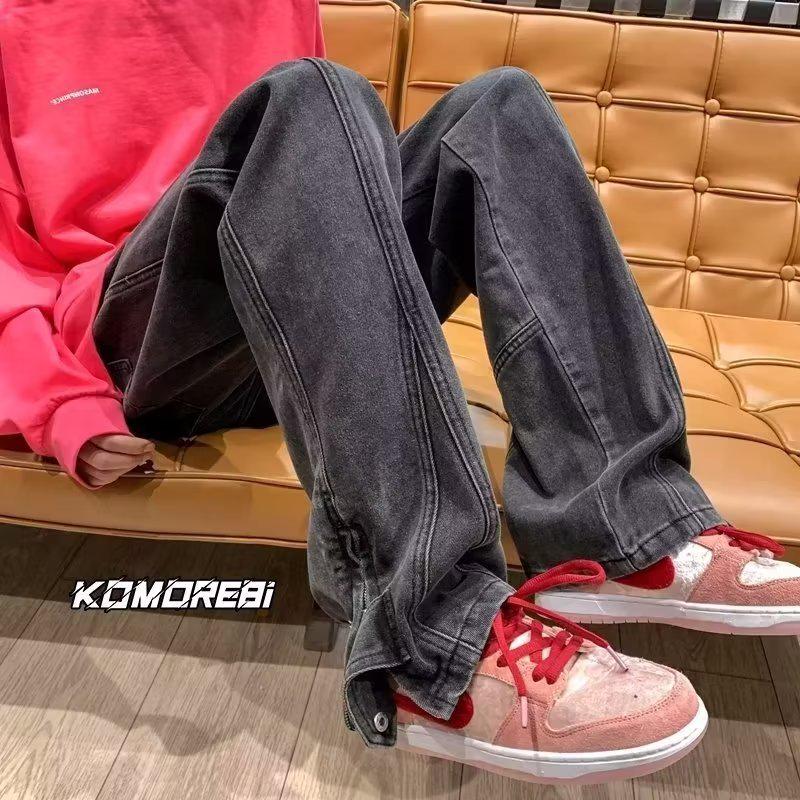 Мужские летние ретро-модные потертые джинсы широкого кроя XL чёрный
Мужские летние ретро-модные потертые джинсы широкого кроя XL чёрный