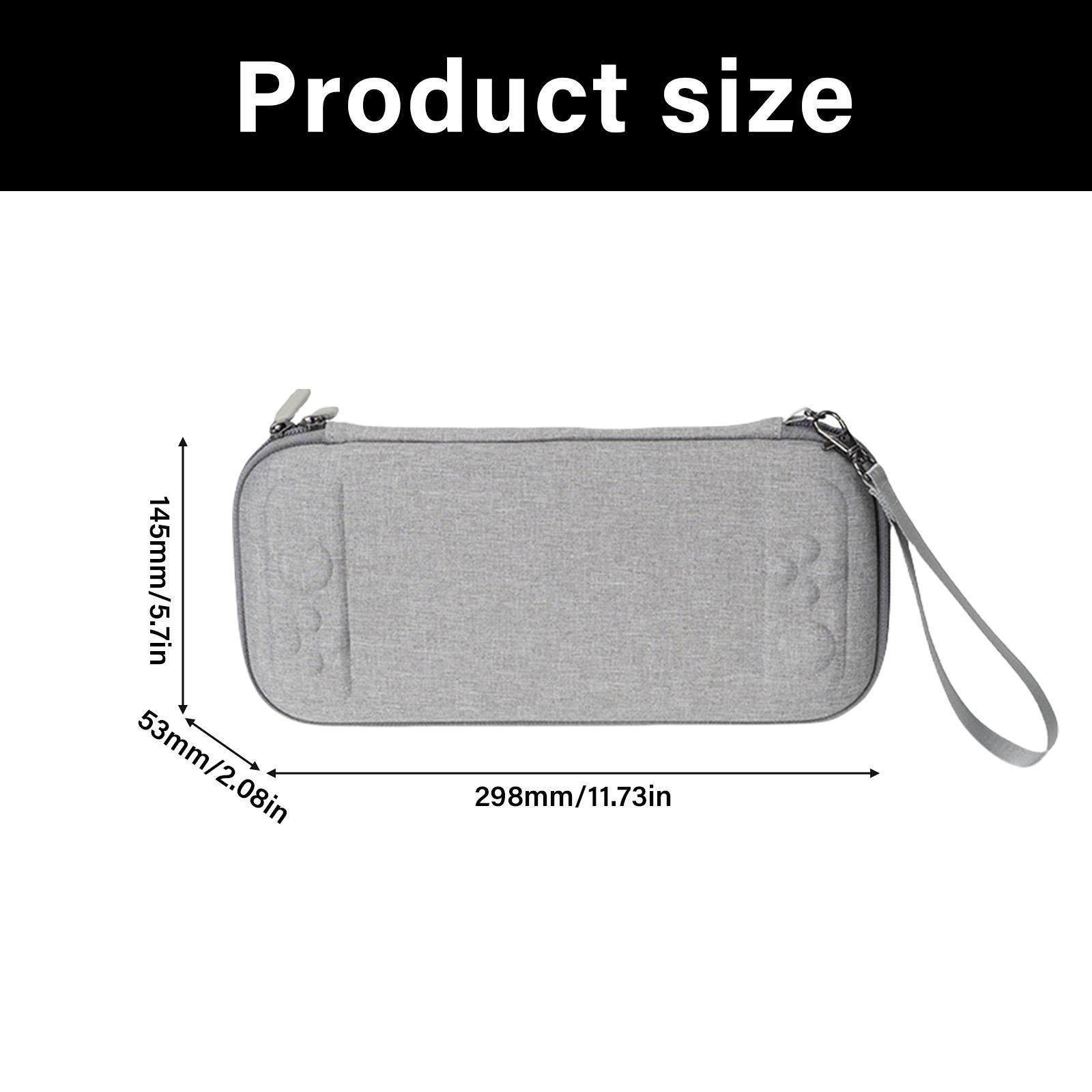 Lightweight Console Storage Bag Organiser Case Anti Scratch Exterior Feature Game Card Slots for NS2 серый
Lightweight Console Storage Bag Organiser Case Anti Scratch Exterior Feature Game Card Slots for NS2 серый