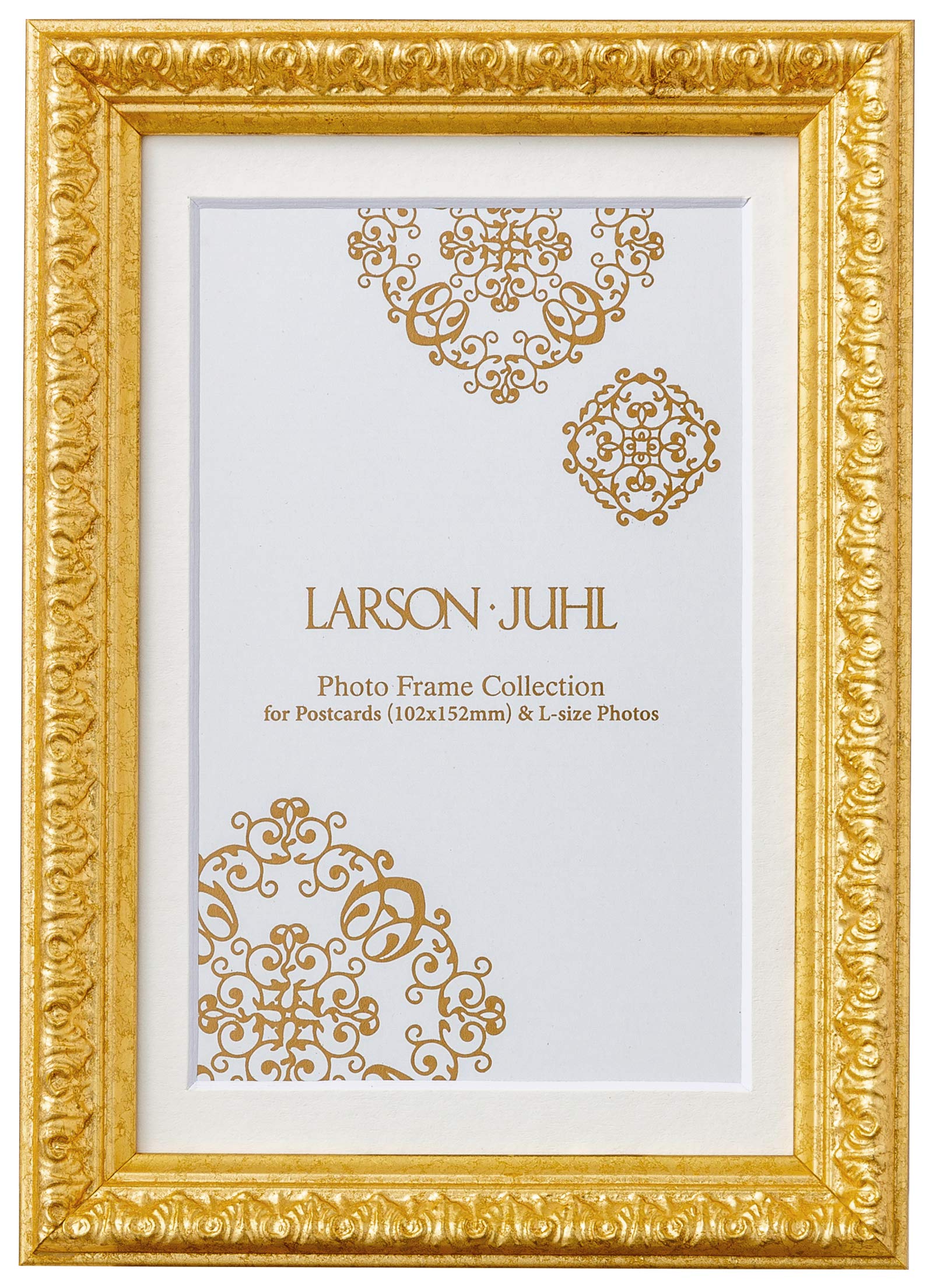 Charm Photo A5 inner dimensions 152 x 212 with postcard cutout mat dimensions 94 x 142 gold Larson-Juhl Frame, (medium size, mm) (window mm), золотой
Charm Photo A5 inner dimensions 152 x 212 with postcard cutout mat dimensions 94 x 142 gold Larson-Juhl Frame, (medium size, mm) (window mm), золотой