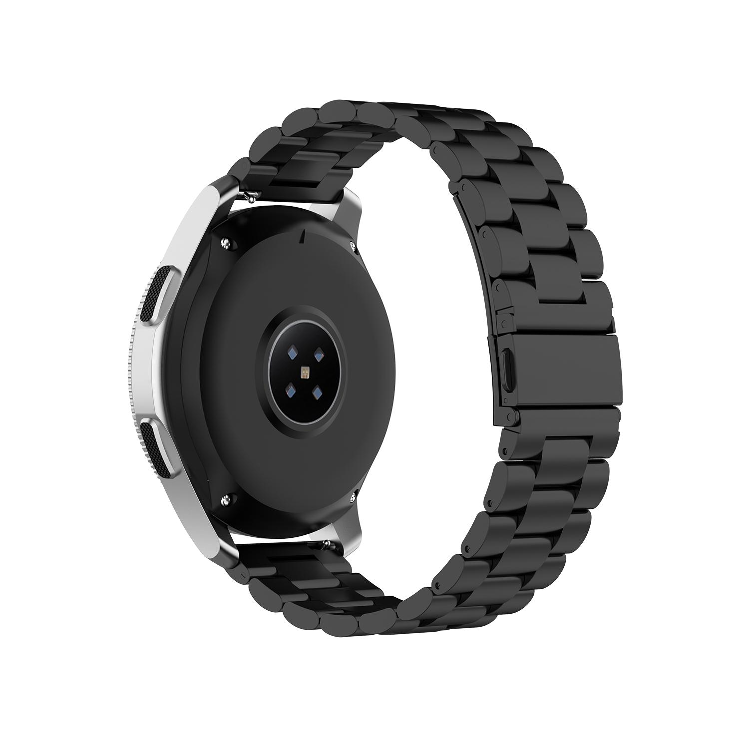 22mm Steel Watch Band for Huawei Watch GT Active/Samsung Galaxy Watch SM-R800 46mm,Three-bead Smart Watch Strap Bracelet Black
22mm Steel Watch Band for Huawei Watch GT Active/Samsung Galaxy Watch SM-R800 46mm,Three-bead Smart Watch Strap Bracelet Black