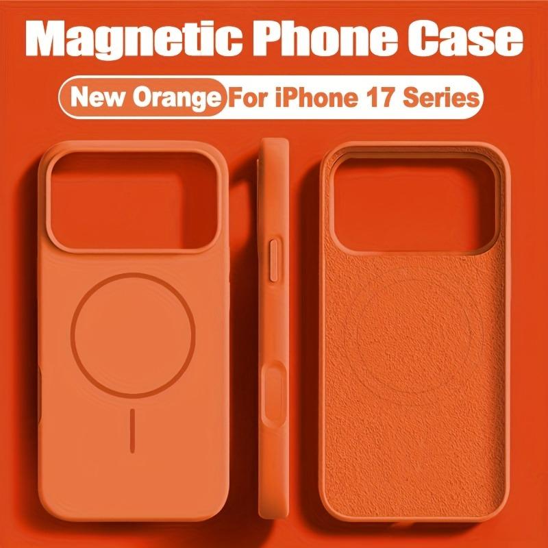 Liquid Silicone For Phone Case For For Iphone 17 ProMax 17Pro 17 Air al Magnetic Wireless Charge Protective Soft Cover iPhone17 Pro
Liquid Silicone For Phone Case For For Iphone 17 ProMax 17Pro 17 Air al Magnetic Wireless Charge Protective Soft Cover iPhone17 Pro