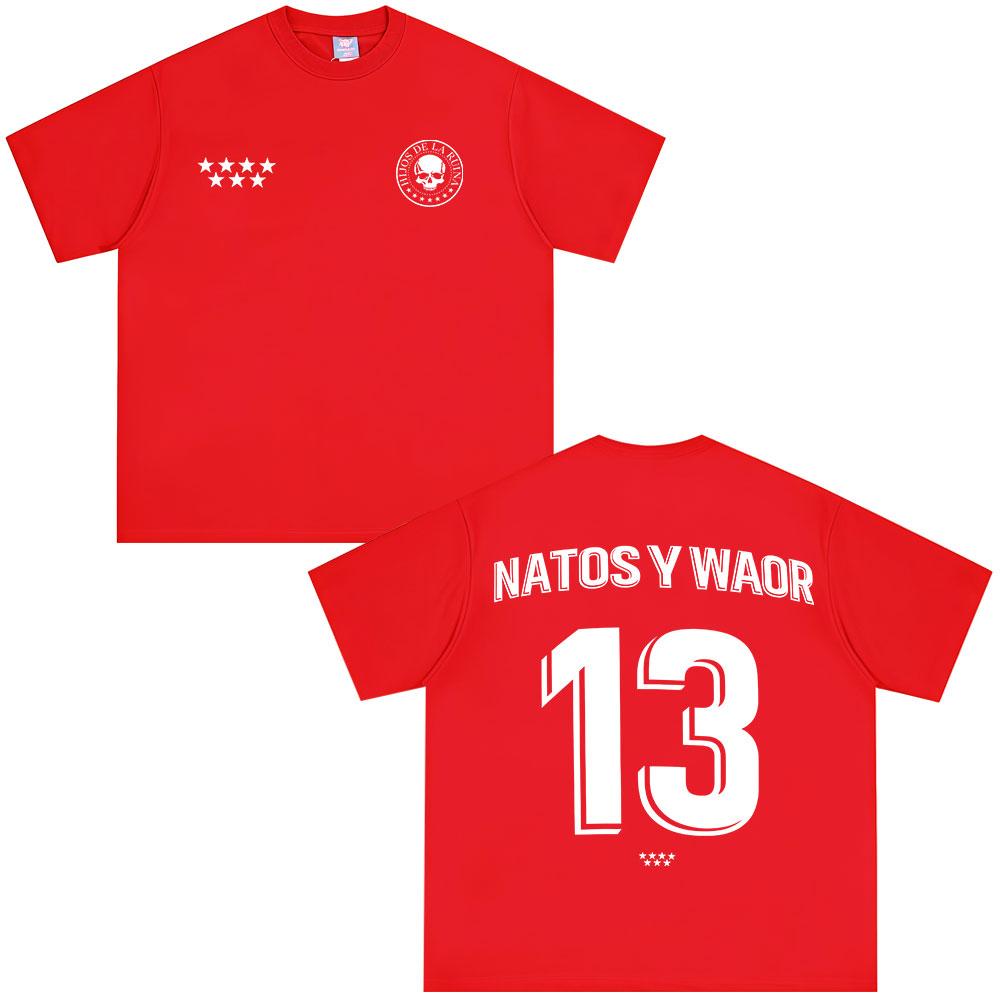 Rapper NATOS WAOR Merch T Shirts Unisexs Women Clothing Vintage Hip Hop Tshirts High Quality 100 Cotton Casual Oversized Tshirt S
Rapper NATOS WAOR Merch T Shirts Unisexs Women Clothing Vintage Hip Hop Tshirts High Quality 100 Cotton Casual Oversized Tshirt S