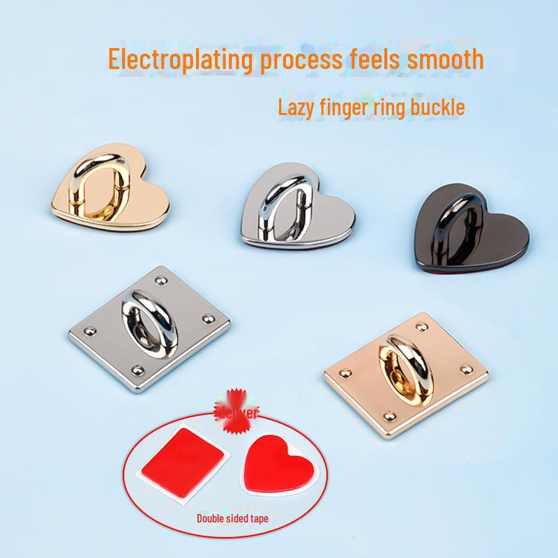 Apple Phone Case with Creative Non-Slip Anti-Drop Buckle and Heart Ring Holder Includes Foam Adhesive
Apple Phone Case with Creative Non-Slip Anti-Drop Buckle and Heart Ring Holder Includes Foam Adhesive