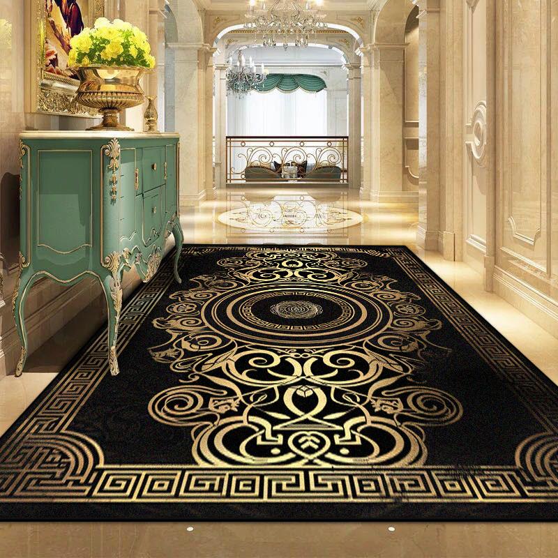 Luxury Black Gold Carpet for Living Room Bedroom Non Slip Washable Sofa Area Rug Home Decor Floor Mat Door Mat 60*90cm
Luxury Black Gold Carpet for Living Room Bedroom Non Slip Washable Sofa Area Rug Home Decor Floor Mat Door Mat 60*90cm